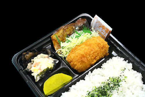 カニクリームコロッケと さば味噌弁当