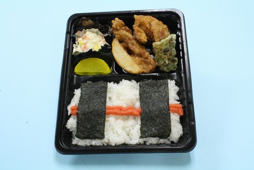 のり・唐揚げ・明太子弁当