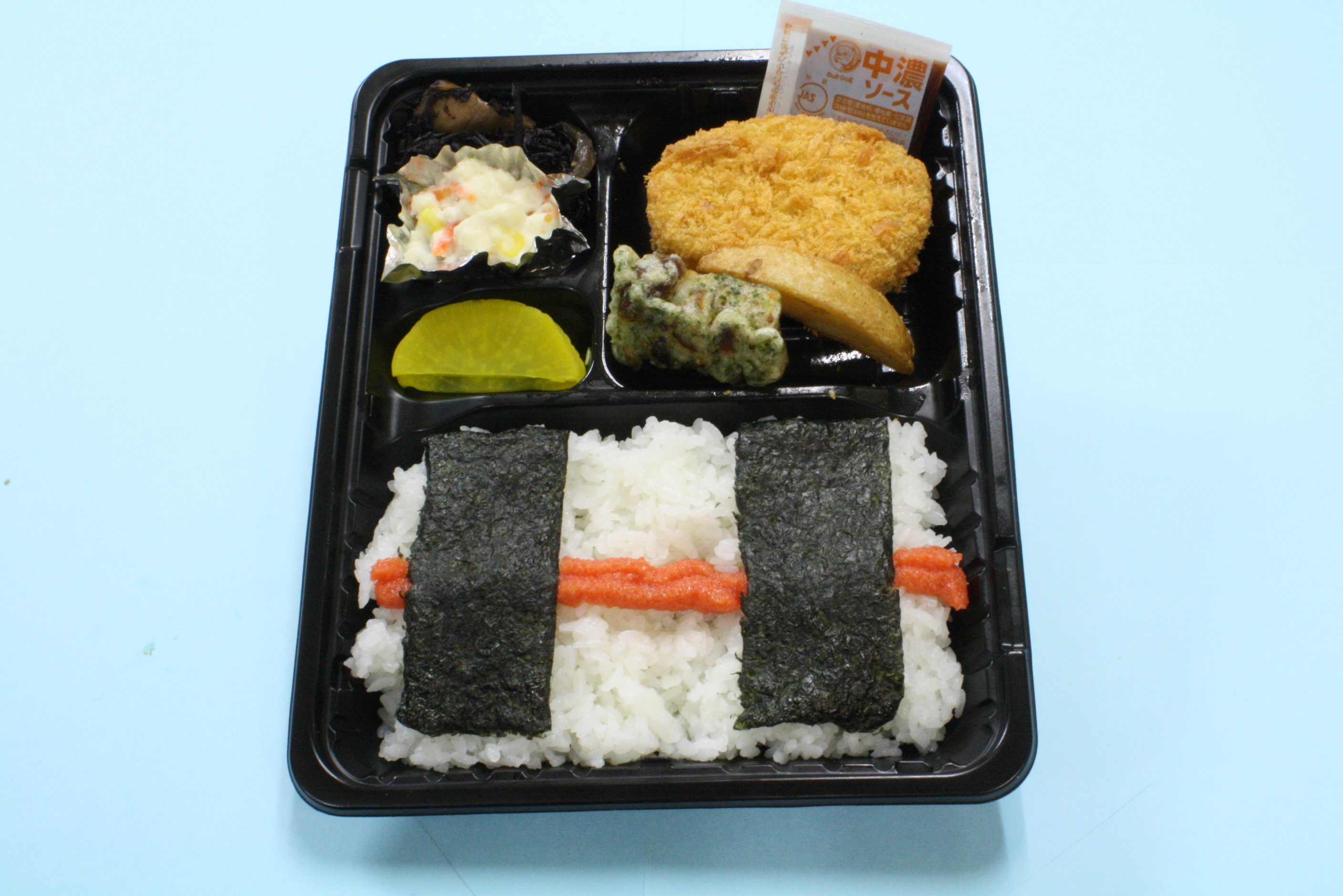 のり・コロッケ・明太子弁当